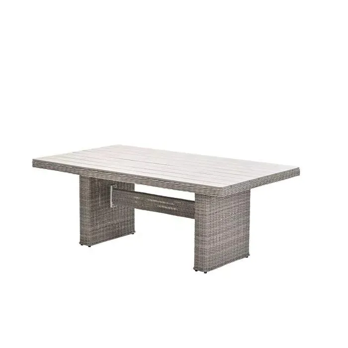 Tennessee lounge dining tafel 180x100 cm vintage willow - light teak imowood