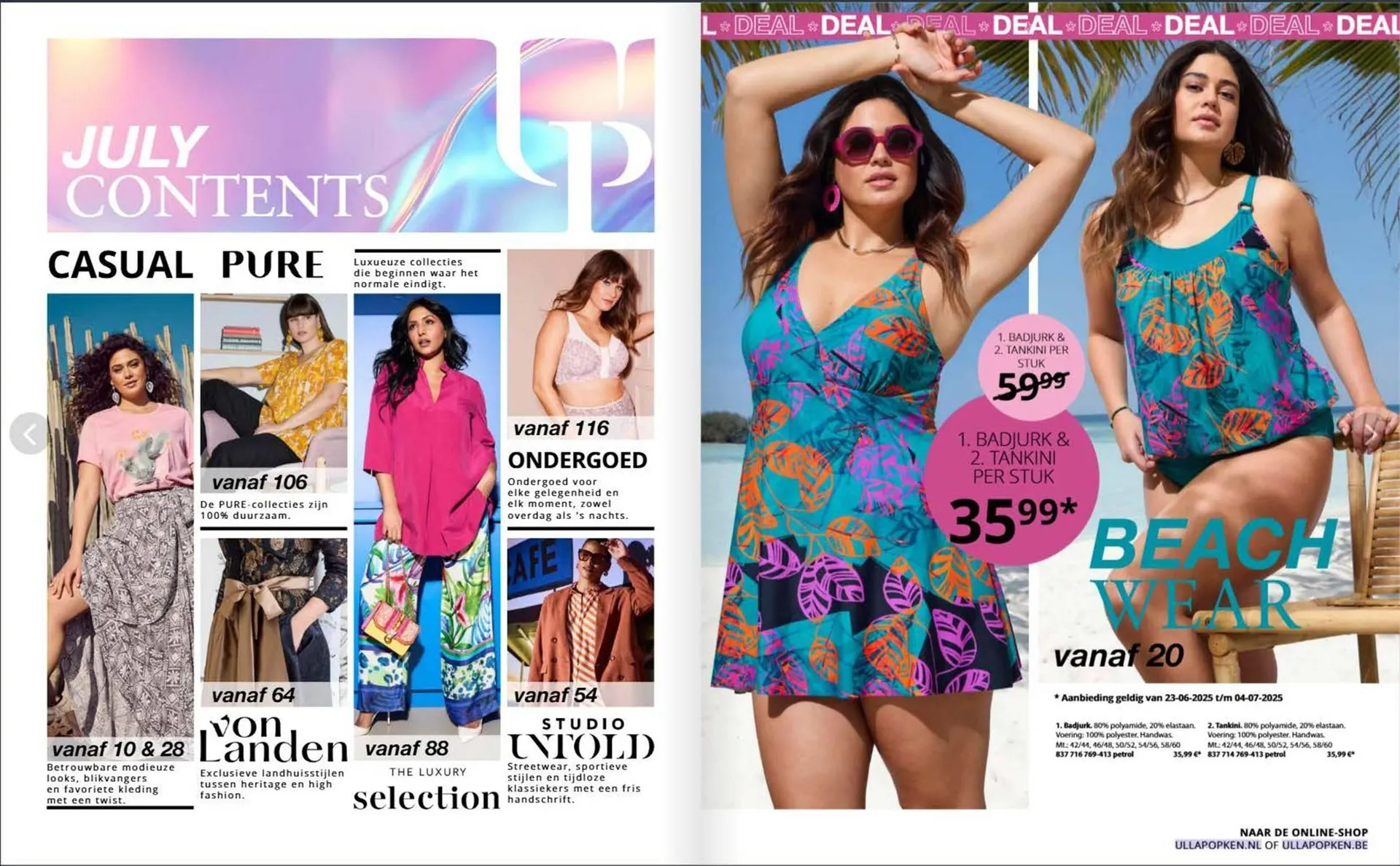 Ulla Popken folder van 26 juni tot 31 juli 2025 - Folder pagina 2