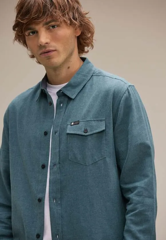 Gemêleerd flanellen overhemd