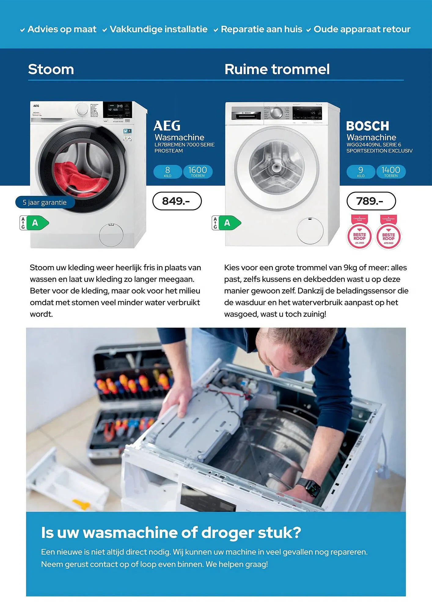 De Witgoed Specialist folder van 25 september tot 8 oktober 2023 - Folder pagina 3