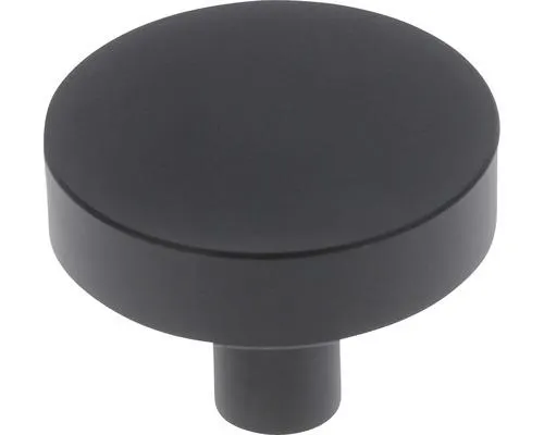 STARX Meubelknop vlak rond Ø 40 mm zwart