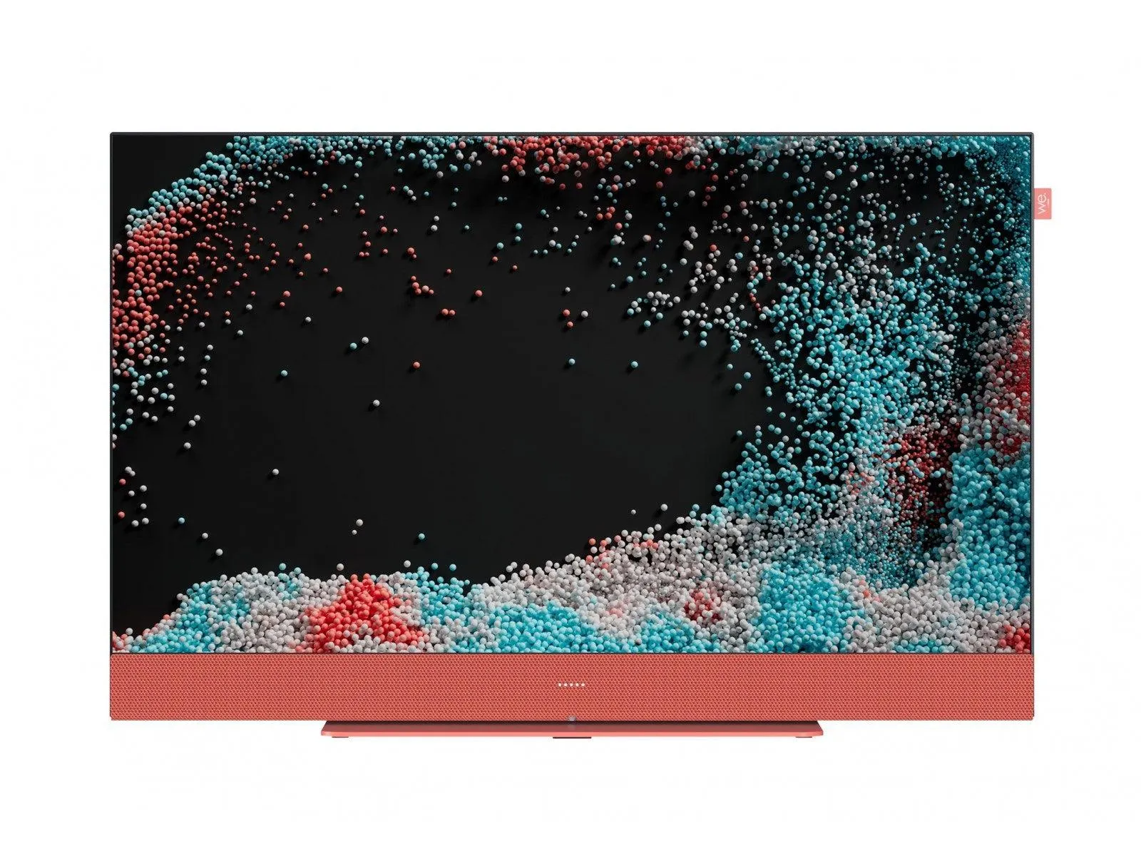 We. By Loewe SEE 32 coral red smart televisie met ingebouwde soundbar