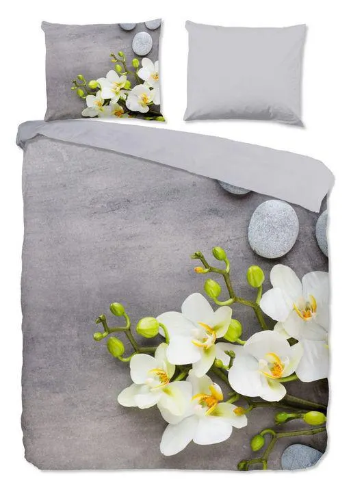 Pure Dekbedovertrek Micropercal SRI - grey