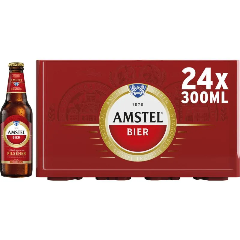 Amstel Pilsener bier krat