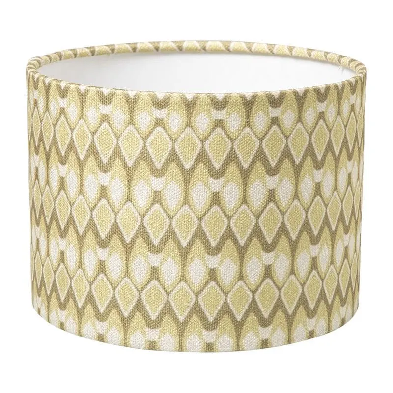 Lampenkap print klein - geel - ø21x15.5 cm