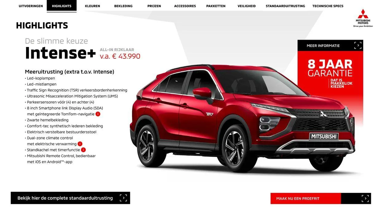 Mitsubishi Eclipse Cross Phev van 24 april tot 24 april 2025 - Folder pagina 5