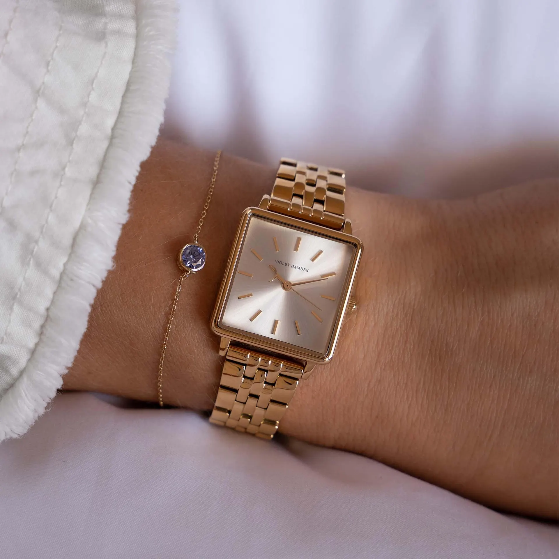 Dawn Base vierkant dameshorloge VH09027