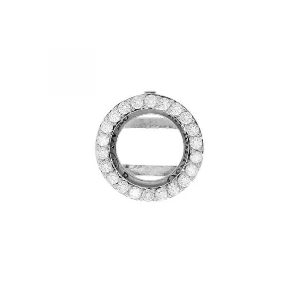 MY iMenso head with CZ-stones for bracelet 14mm (925/rhod-plated)