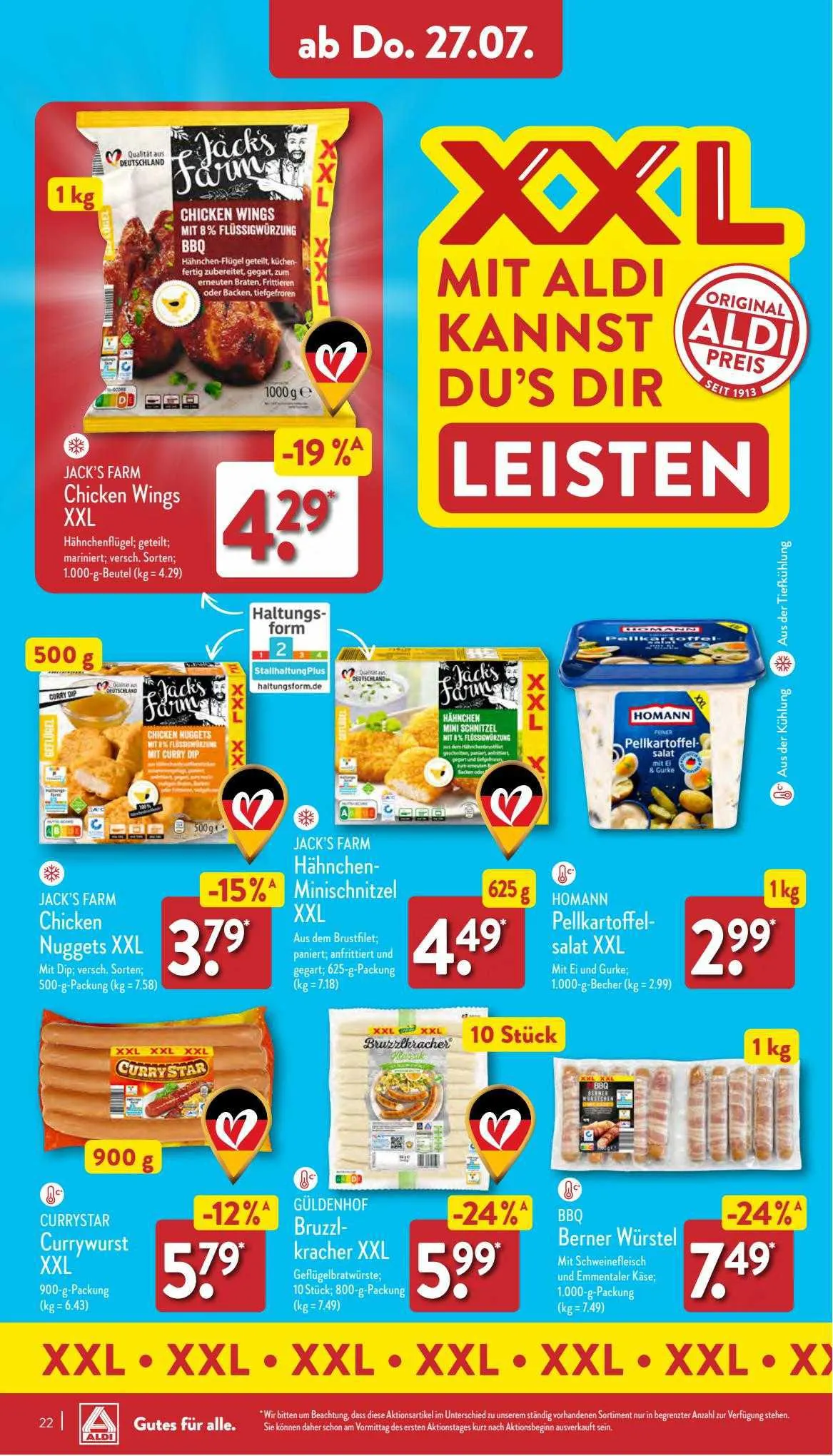 Aldi Duitsland Folder van 20 juli tot 26 juli 2023 - Folder pagina 22