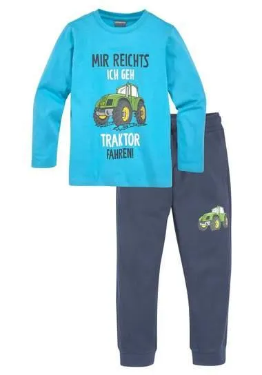 KIDSWORLD Shirt & broek MIR REICHTS, ICH GEH TRAKTOR FAHREN (voordeelset, 2-delig)