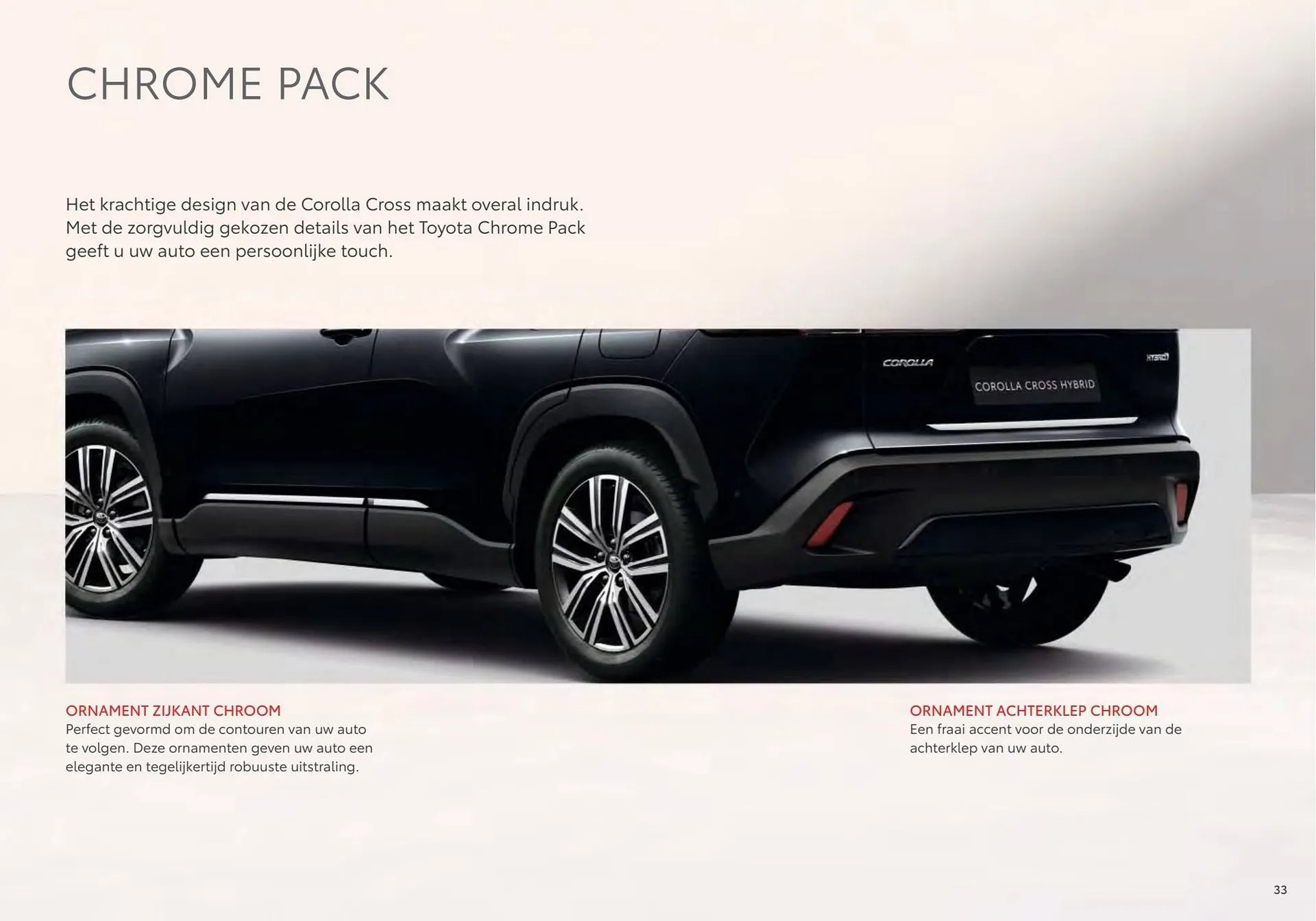 Toyota Corolla Cross folder van 8 januari tot 8 januari 2024 - Folder pagina 33