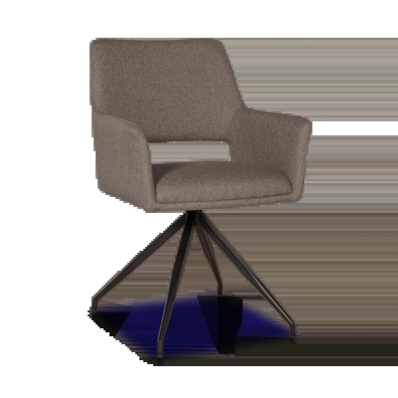 Armstoel Vela - Barrel Taupe