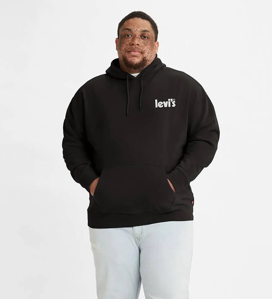 Relaxed Fit Graphic Pullover Hoodie (big & Tall)