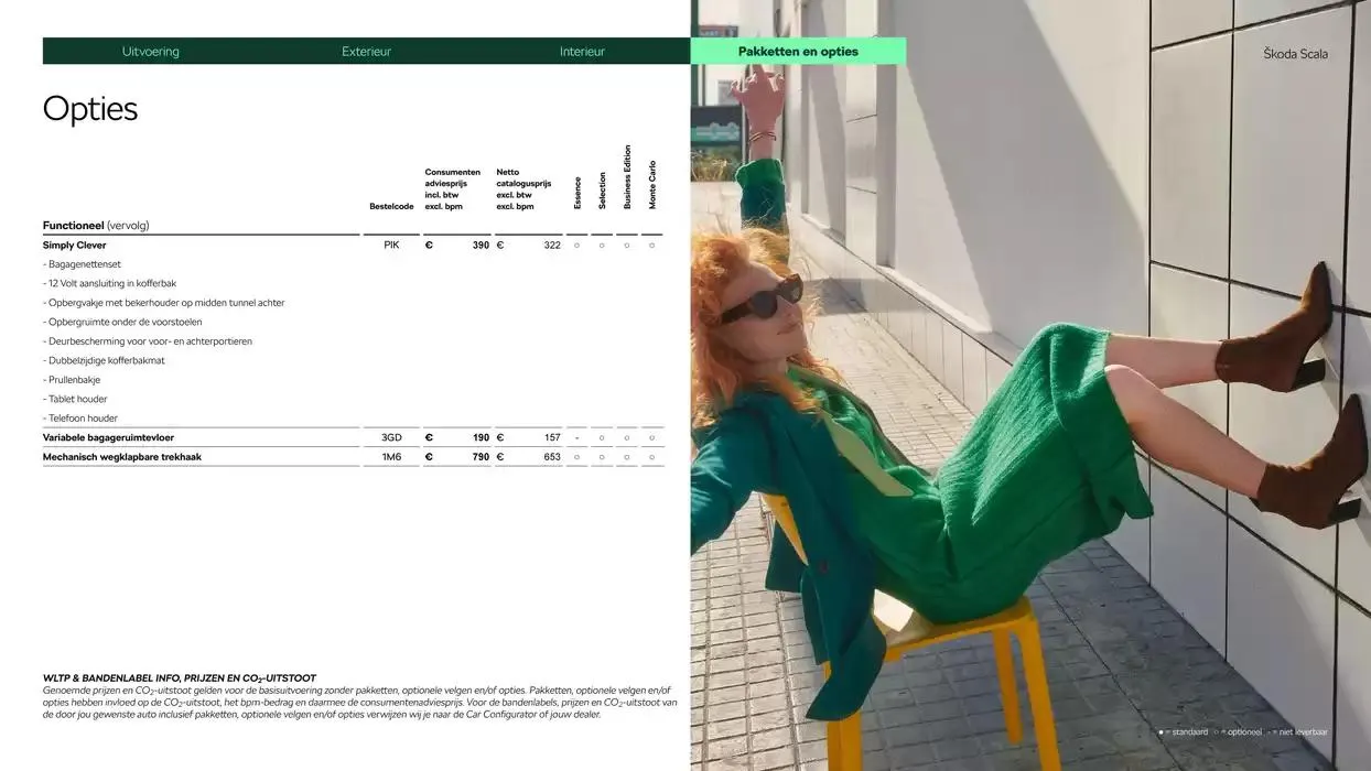 Škoda Scala prijslijst per 25 november 2024 van 17 december tot 17 december 2025 - Folder pagina 16