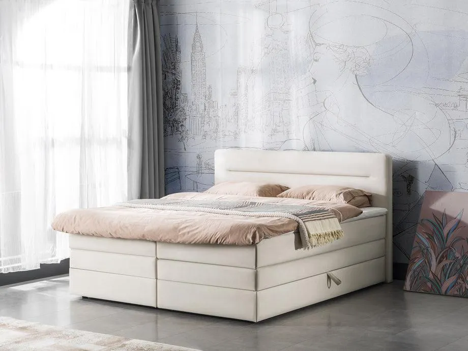 Opbergboxspring Hamburg met klep