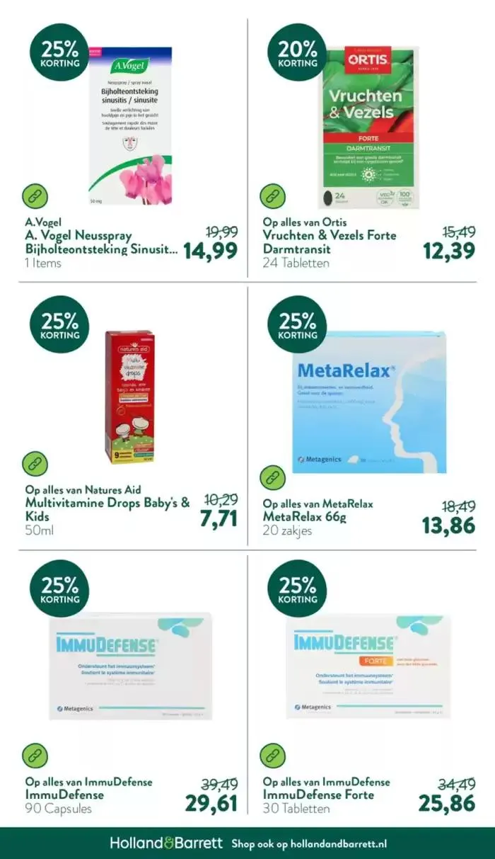 Holland & Barrett folder van 21 oktober tot 4 november 2024 - Folder pagina 33