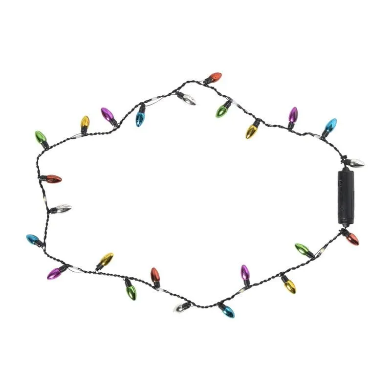 Kerst lichtslinger met lampjes - multikleur - 90 cm