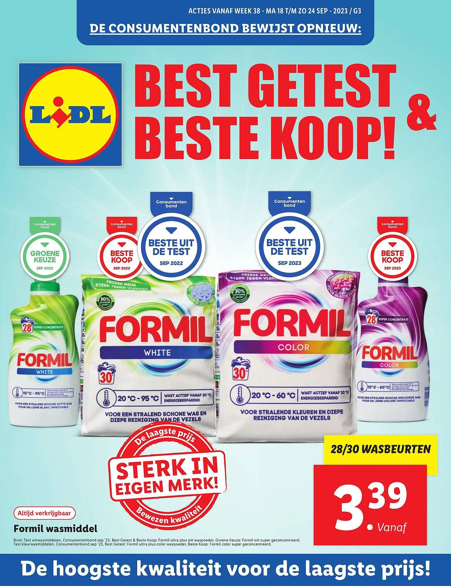 Lidl folder van 18 september tot 24 september 2023 - Folder pagina 1