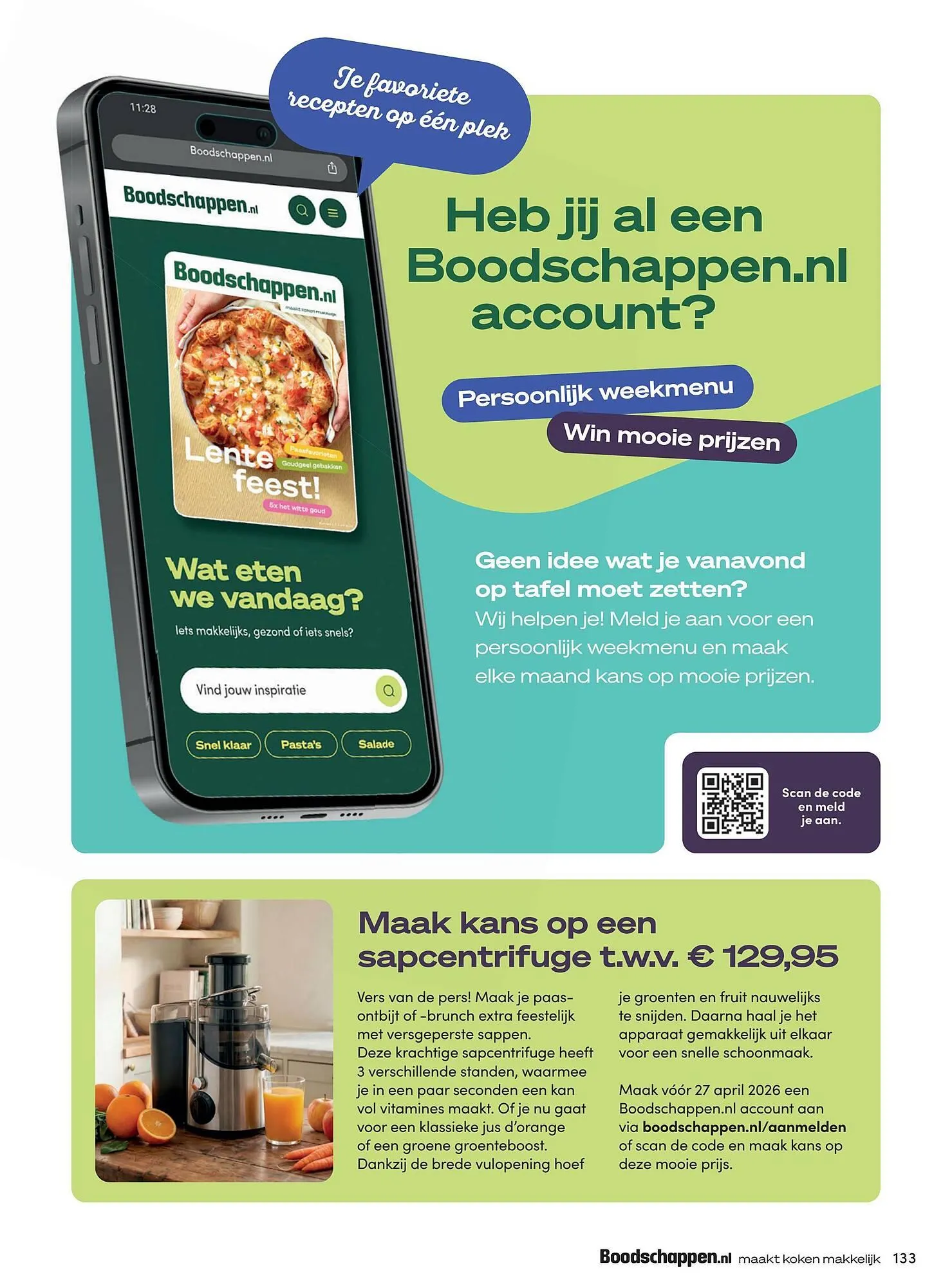 Boodschappen folder van 1 april tot 30 april 2026 - Folder pagina 133