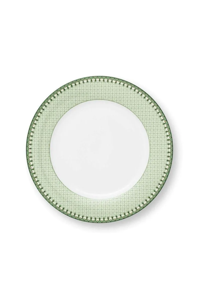 Dinerbord Lily&Lotus Tegels Licht Groen 26.5cm