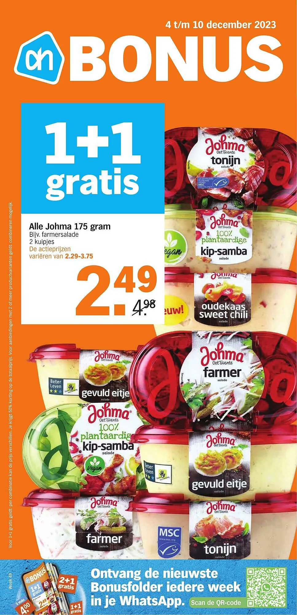 AH XL folder van 4 december tot 10 december 2023 - Folder pagina 1