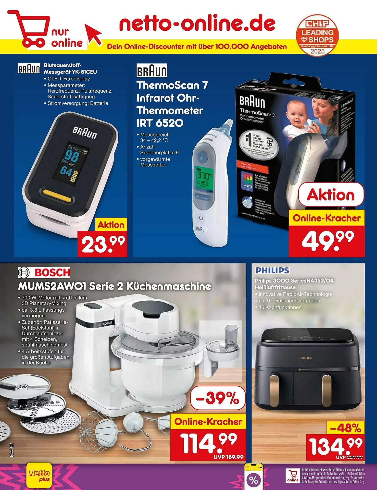 Netto Marken-Discount DE folder van 22 december tot 27 december 2025 - Folder pagina 52