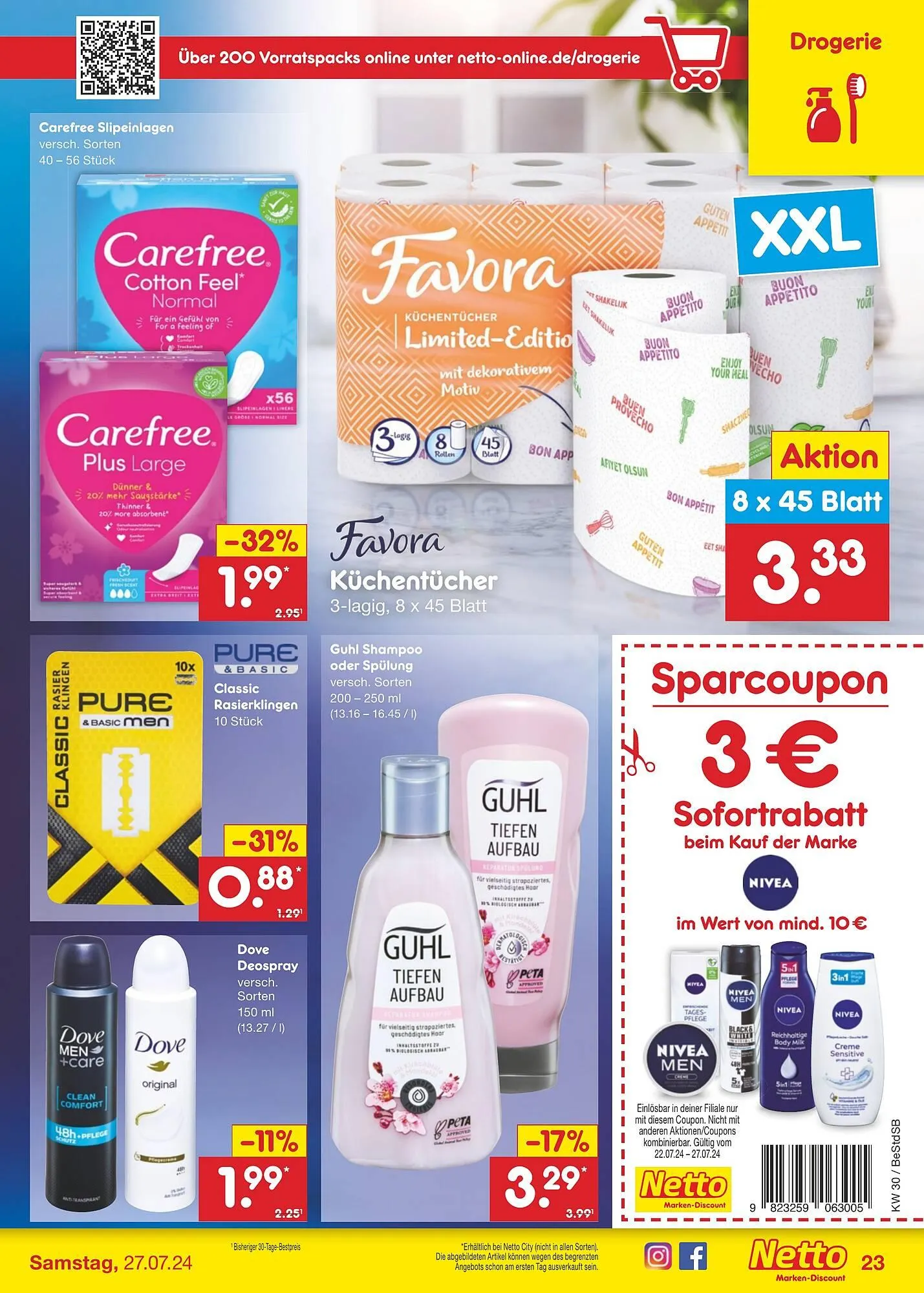 Netto Marken-Discount DE folder van 22 juli tot 27 juli 2024 - Folder pagina 25