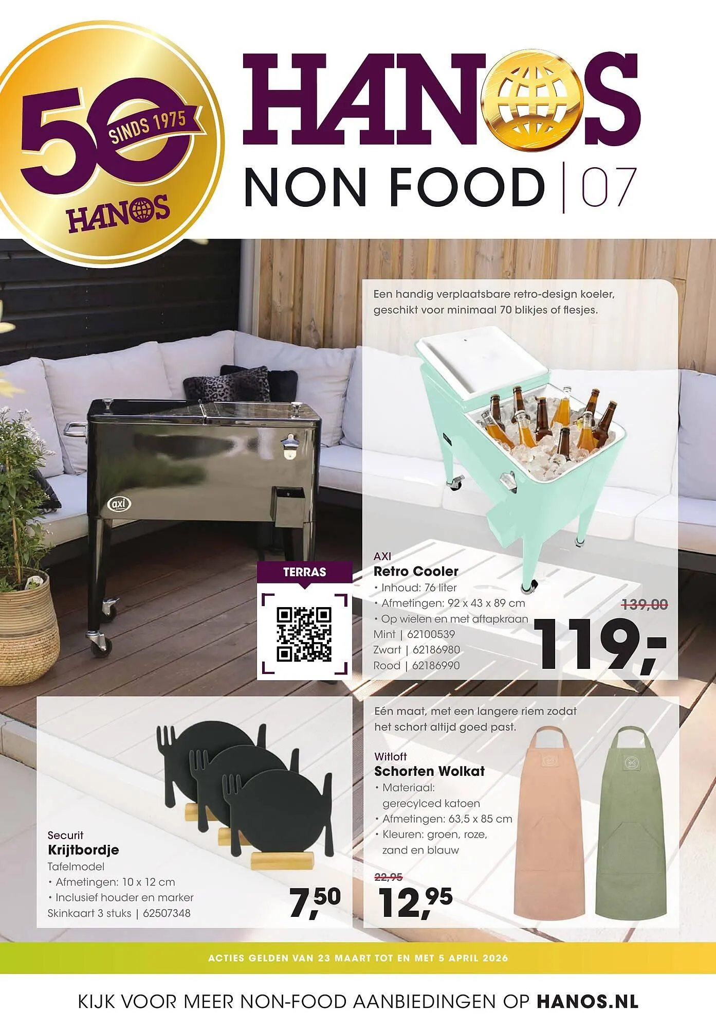 HANOS folder van 23 maart tot 5 april 2026 - Folder pagina 1