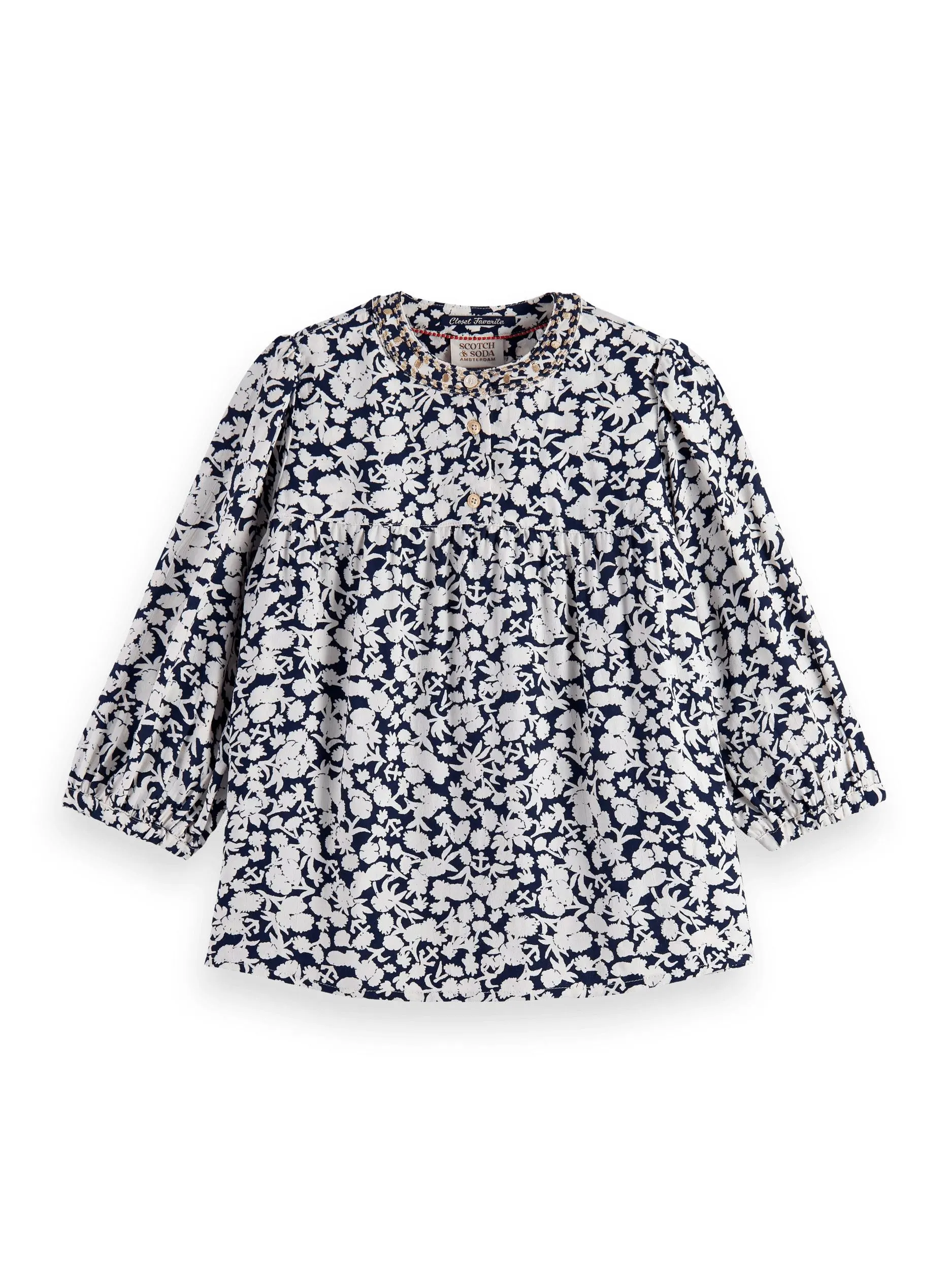 Floral print blouse