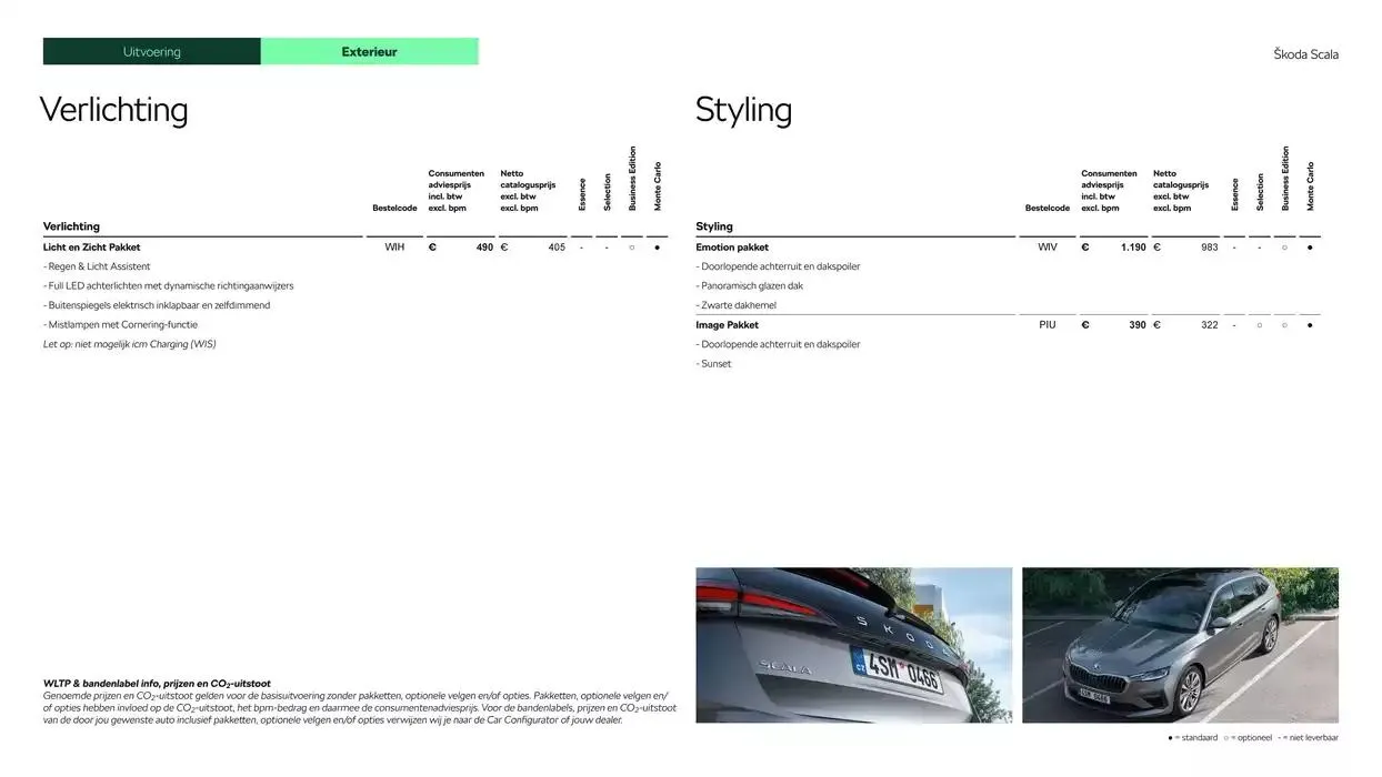 Škoda Scala prijslijst per 25 november 2024 van 27 november tot 27 november 2025 - Folder pagina 10