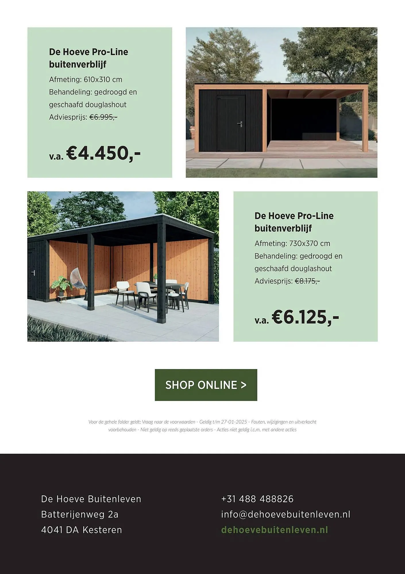 De Hoeve Buitenleven folder van 17 december tot 27 januari 2025 - Folder pagina 20