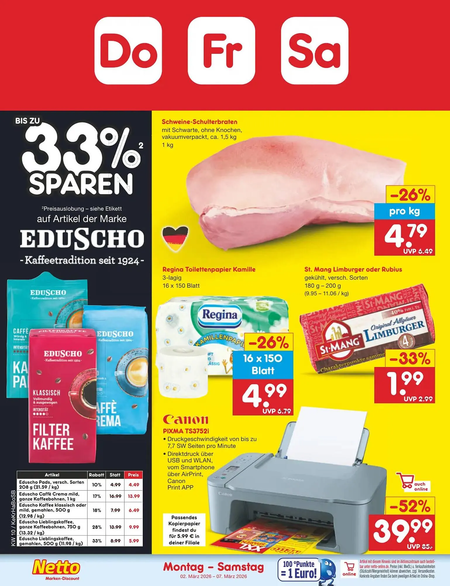 Netto Marken-Discount DE folder van 2 maart tot 7 maart 2026 - Folder pagina 46