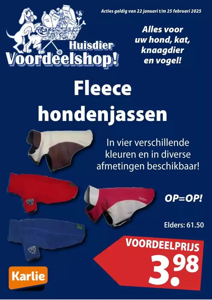 Fleece hondenjassen - 1