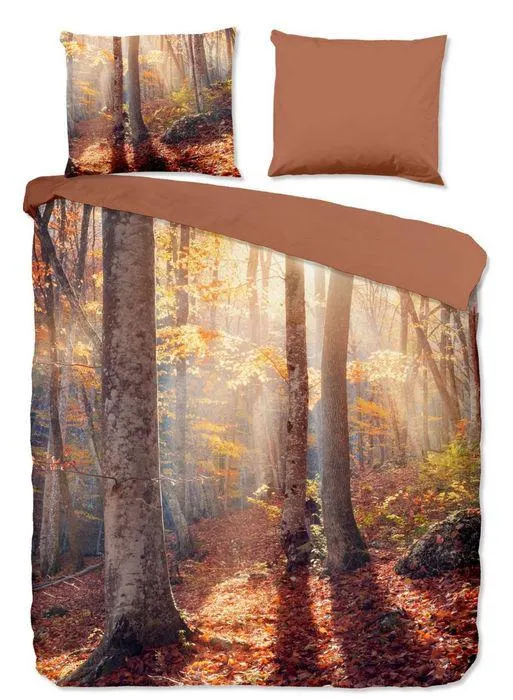 Pure Dekbedovertrek Micropercal Autumn - multi