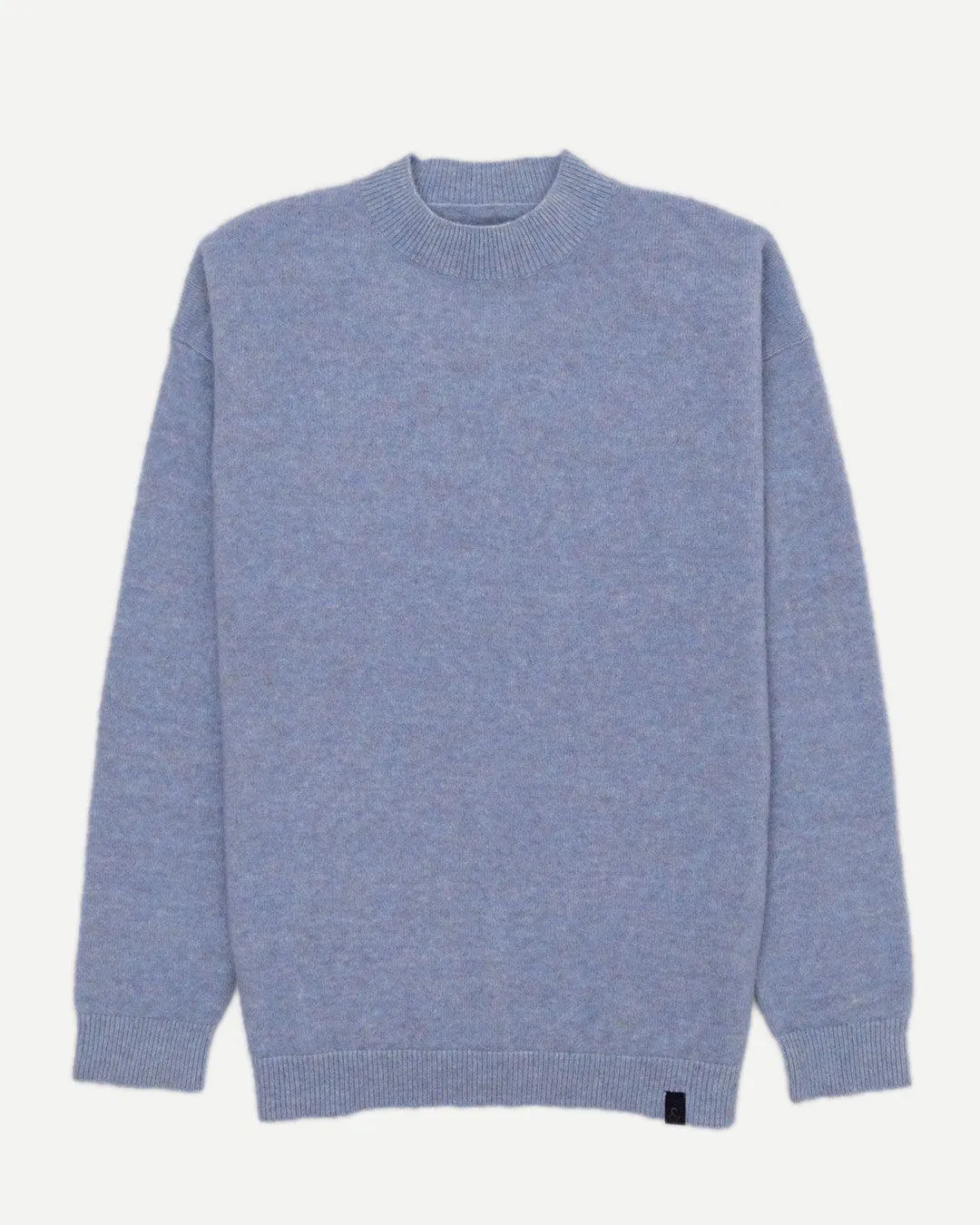 Trui met Ronde Hals Blauw