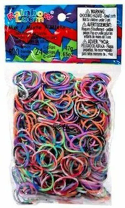 Rainbow Loom Mix Tie Dye Opaque