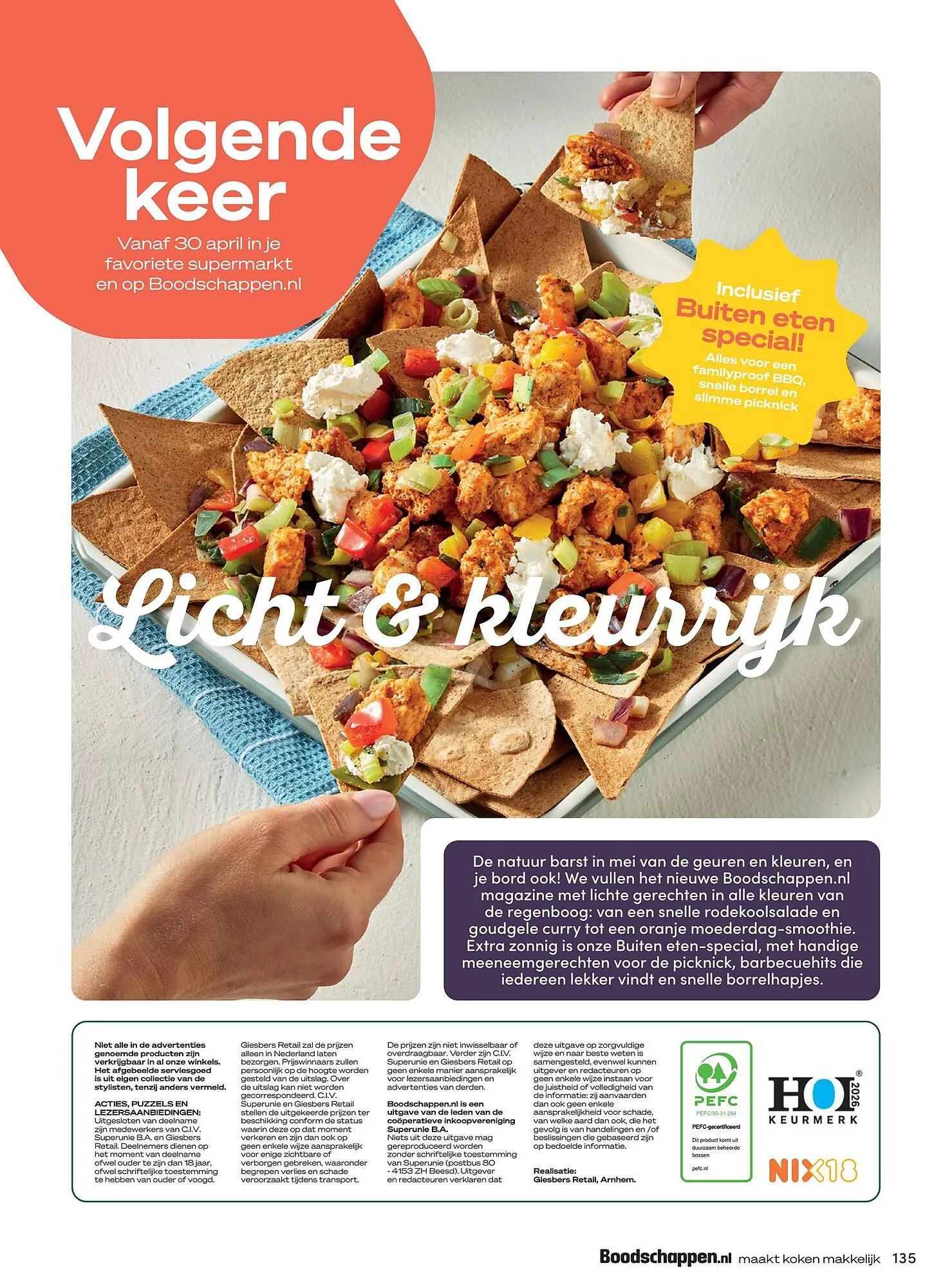 Boodschappen folder van 1 april tot 30 april 2026 - Folder pagina 135