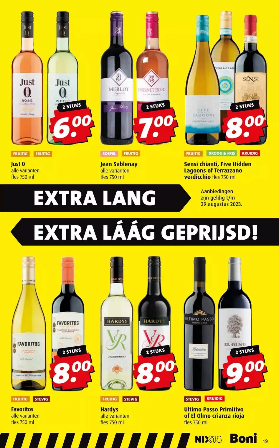 Boni Folder van 21 augustus tot 27 augustus 2023 - Folder pagina 19