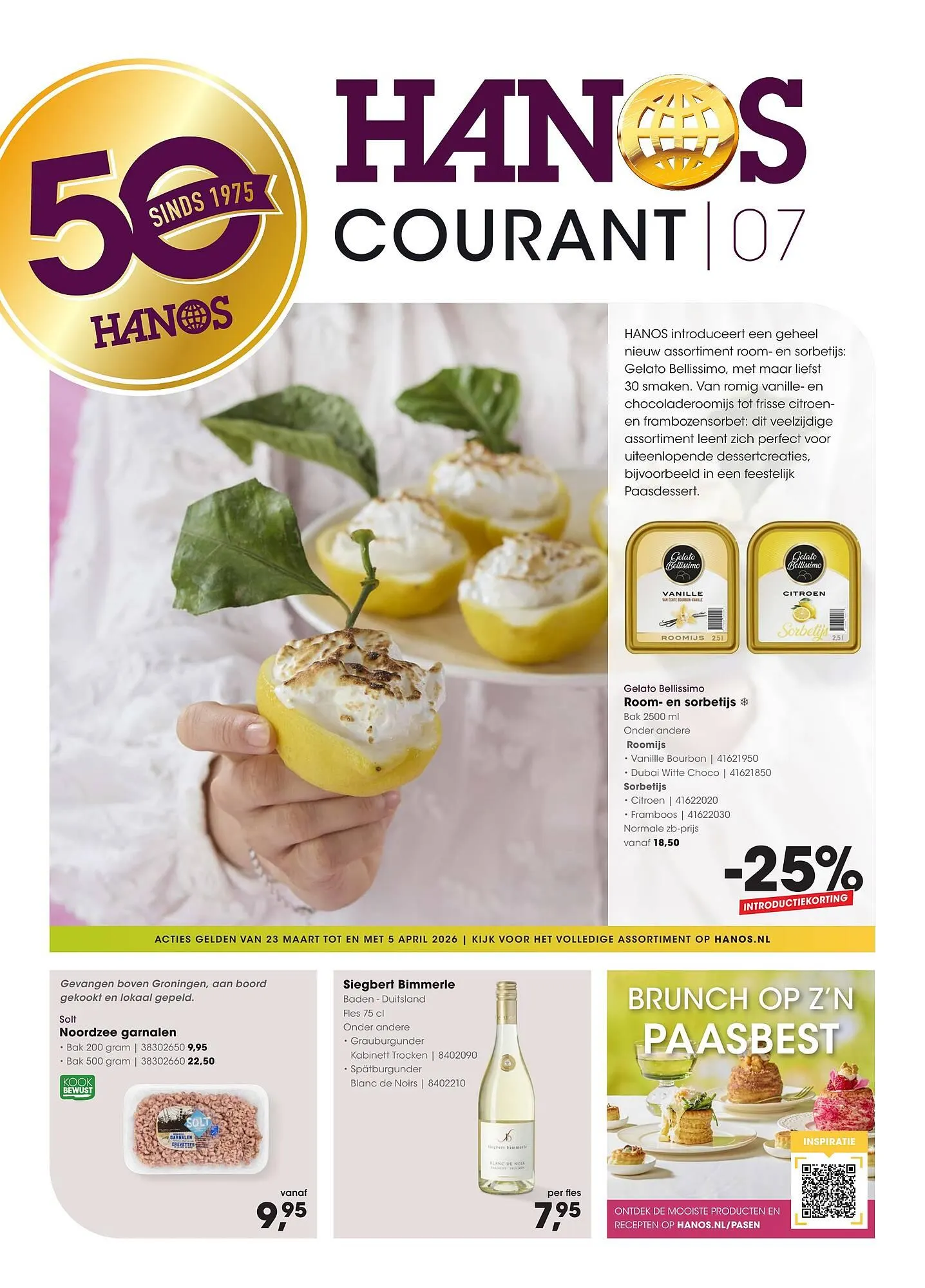 HANOS folder van 23 maart tot 5 april 2026 - Folder pagina 1