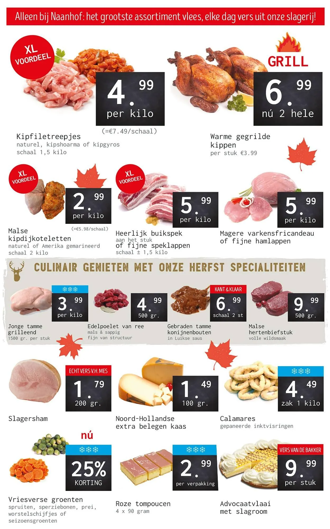 Naanhof folder van 10 november tot 15 november 2025 - Folder pagina 1