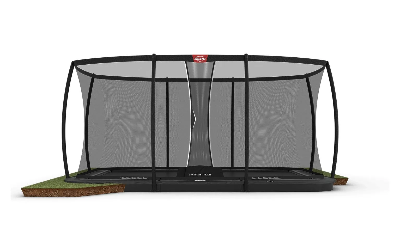 BERG Ultim Elite FlatGround 500 Grey + Safety Net DLX XL