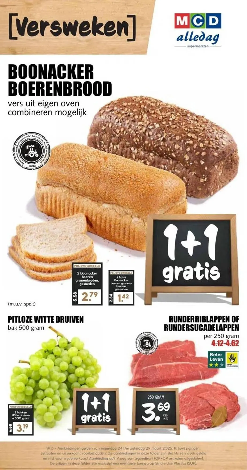 MCD Supermarkt folder van 24 maart tot 29 maart 2025 - Folder pagina 1