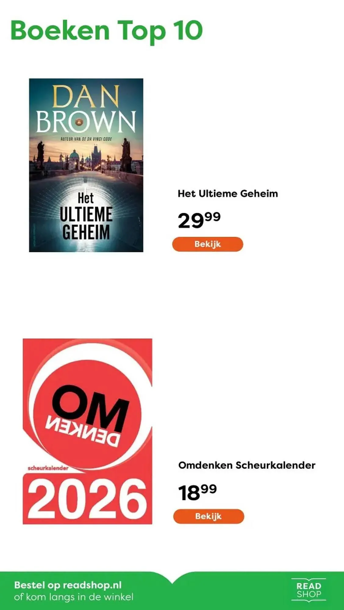 The Read Shop folder van 29 december tot 4 januari 2026 - Folder pagina 3