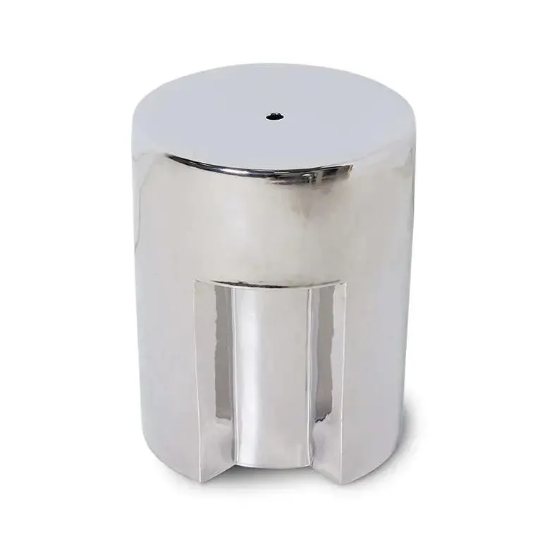 Bijzettafel Stoneware - chroom