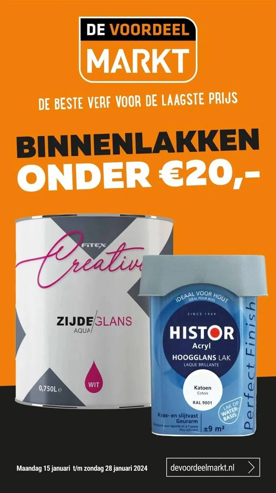 De voordeelmarkt folder van 15 januari tot 28 januari 2024 - Folder pagina