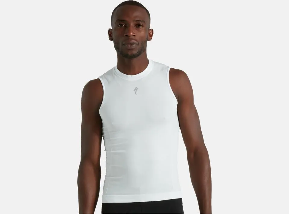 Heren Seamless Light Sleeveless Base Layer