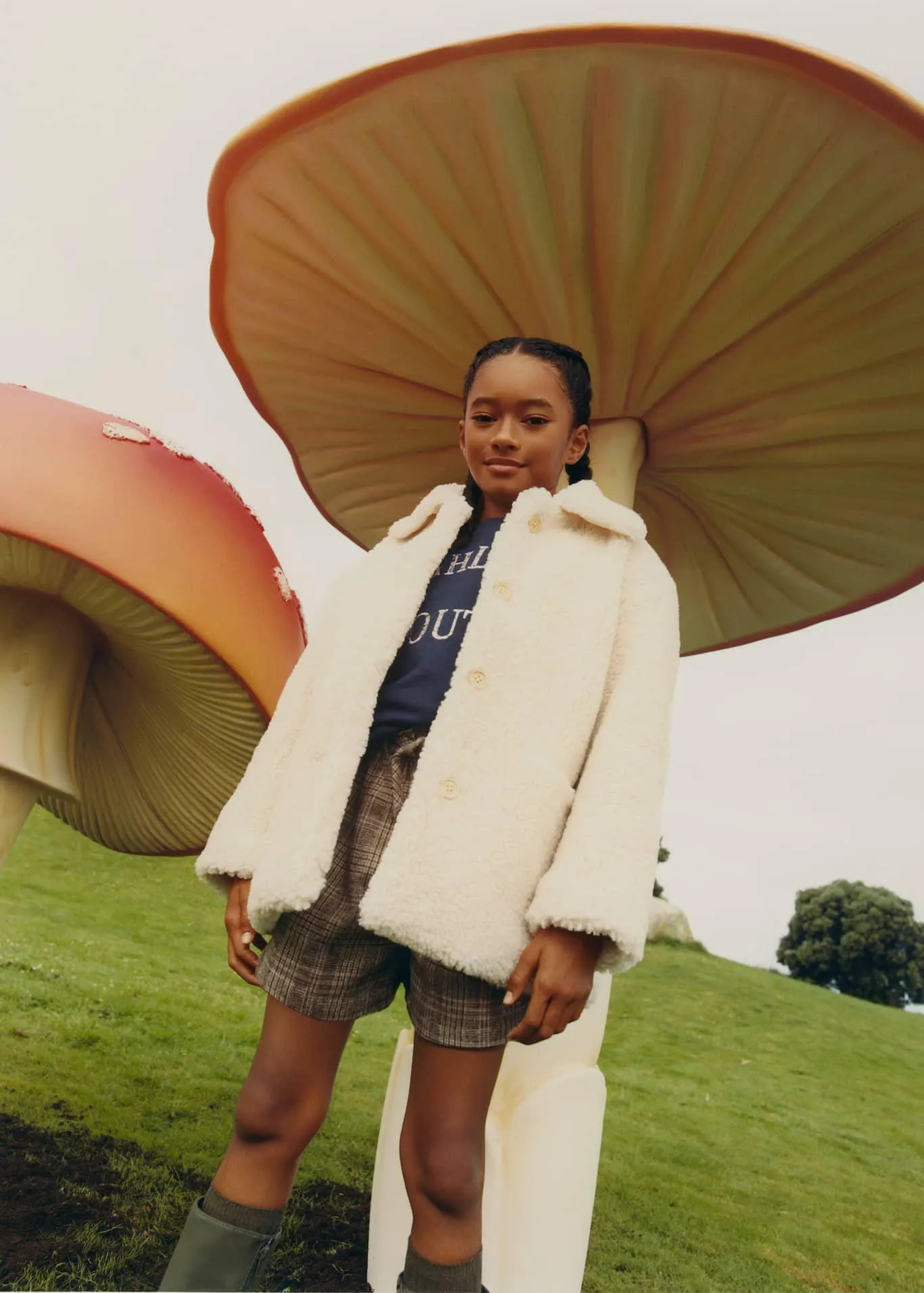 Jas met schapenvacht