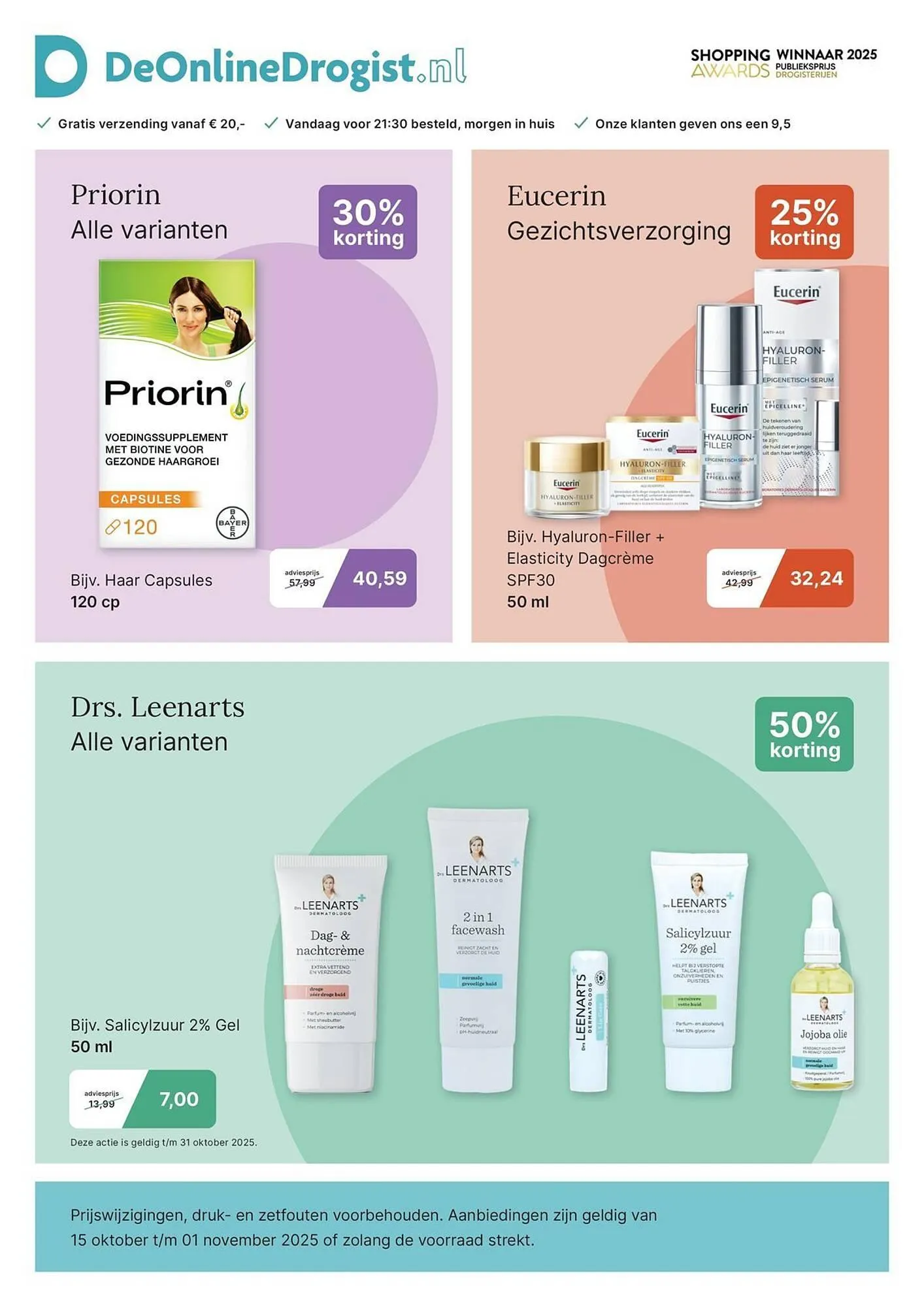 De Online Drogist folder van 15 oktober tot 1 november 2025 - Folder pagina 12