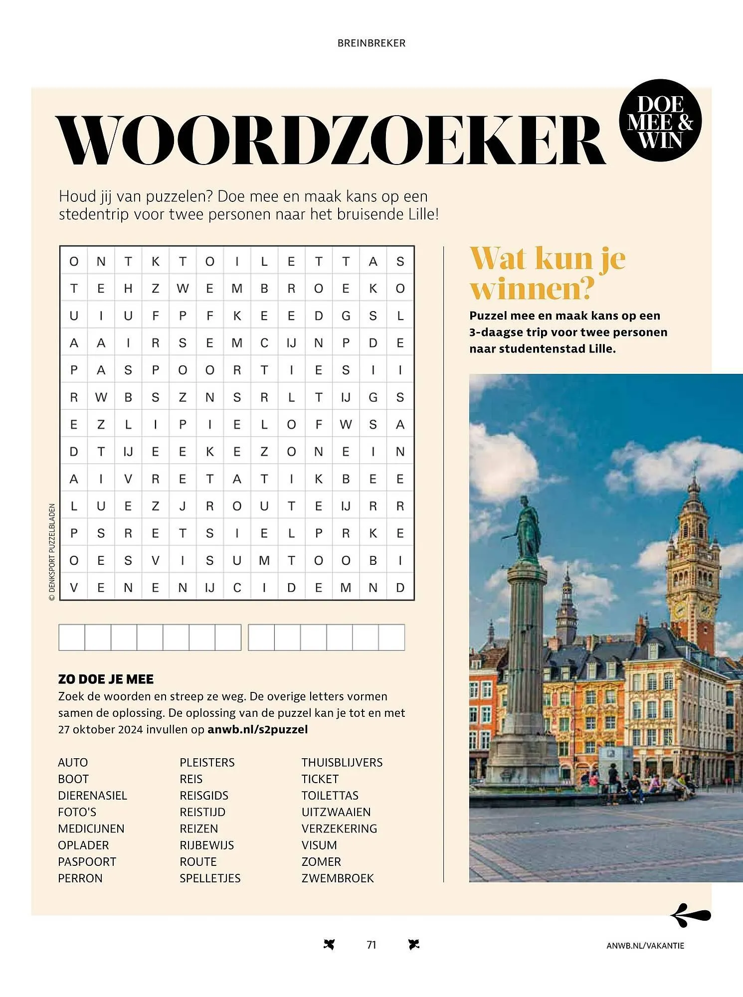 ANWB folder van 15 november tot 31 december 2025 - Folder pagina 71
