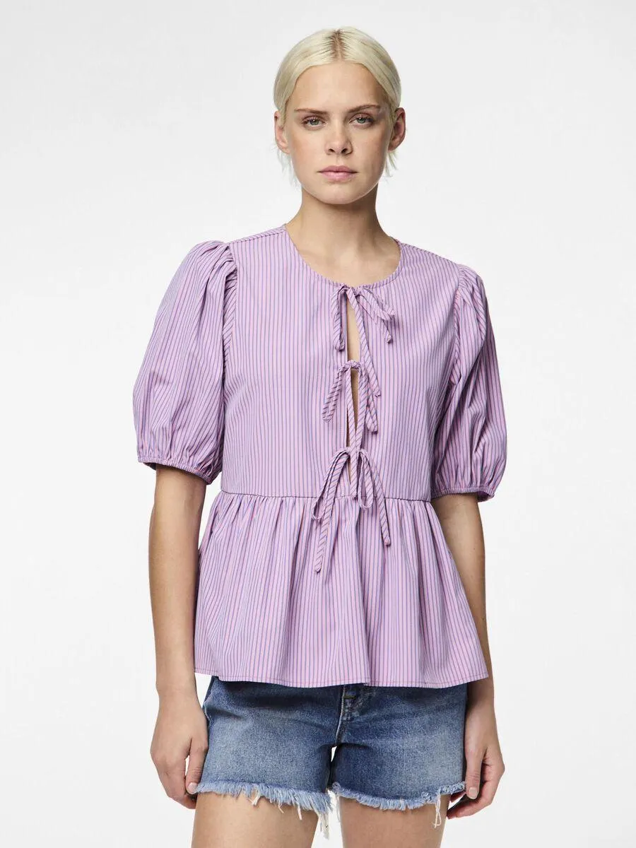 PCHOLLY STRIK TOP MET POFMOUWEN